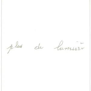 Plus de lumière
